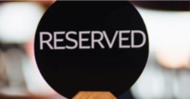 Reservación de mesas